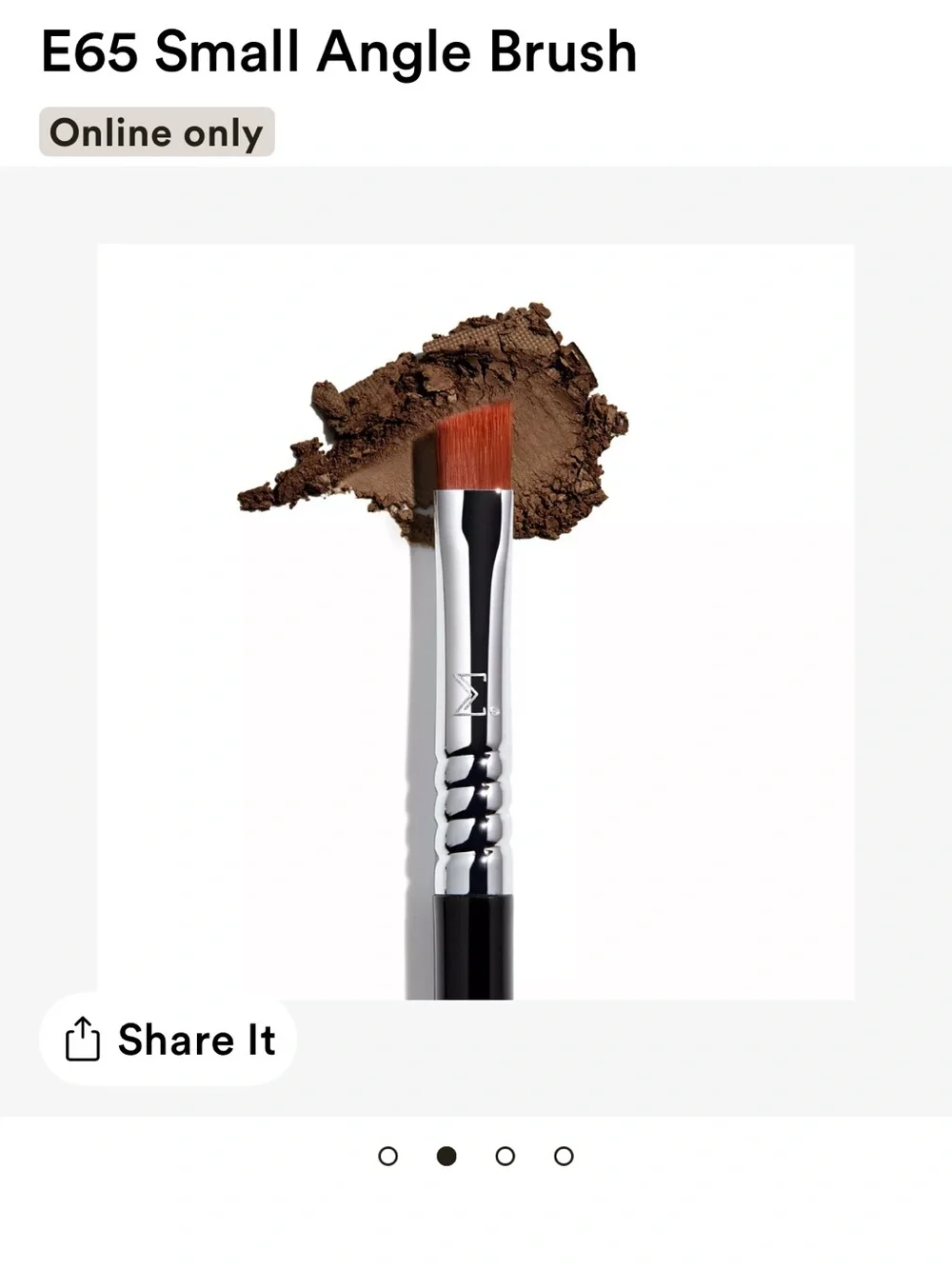 Sigma Beauty E65 Small Angle Brush - NWT